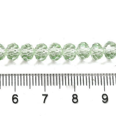 Transparent Baking Paint Glass Beads X1-DGLA-A034-T6mm-D10-1