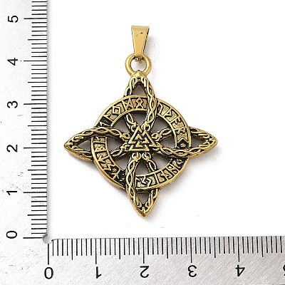 Viking 304 Stainless Steel Pendants STAS-P400-01A-AG-1