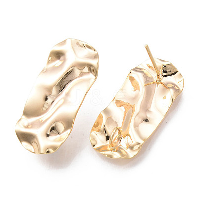 Brass Stud Earrings Findings X-KK-R116-014-NF-1