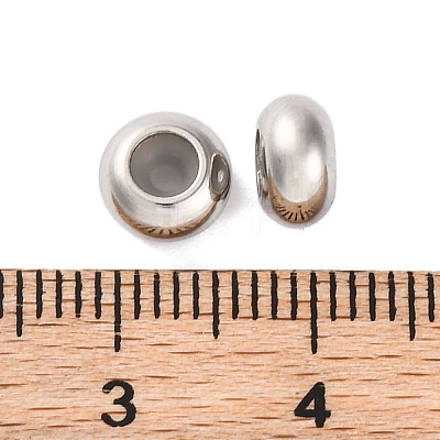 202 Stainless Steel Beads STAS-P238-10P-A-1