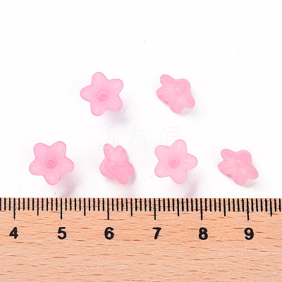 Transparent Acrylic Beads X-PL554-02-1