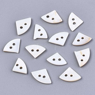 Natural Freshwater Shell Buttons SHEL-R113-03-1