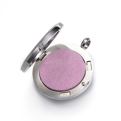 316 Surgical Stainless Steel Diffuser Locket Pendants STAS-H342-64P-1