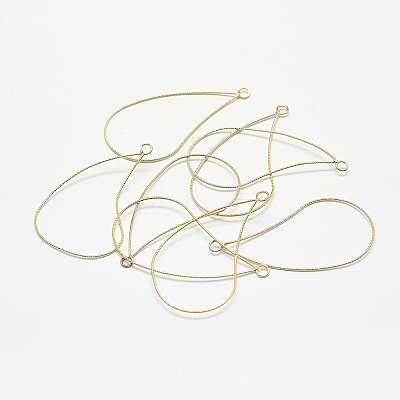 Long-Lasting Plated Brass Pendants KK-K193-027G-NF-1