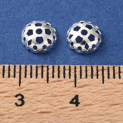 Brass Bead Caps KK-C260-04S-1