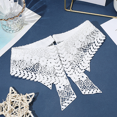 Polyester Women's False Collar DIY-WH20048-074D-1