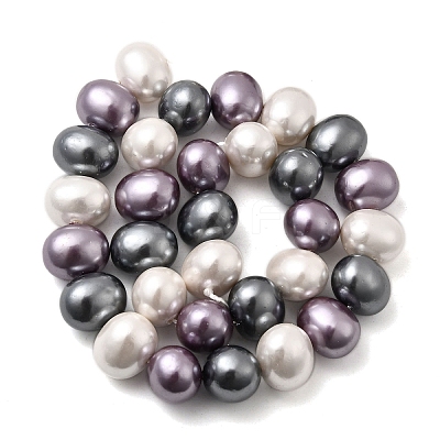 Shell Pearl Beads Strands BSHE-F013-01K-1