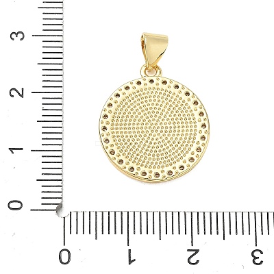 Religion Cross Brass Micro Pave Clear Cubic Zirconia Pendants CU-CBA83A6-03B-G03-1