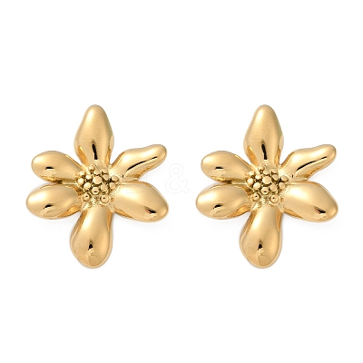 304 Stainless Steel Stud Earrings EJEW-S265-08G-1