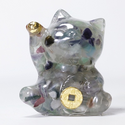 Resin Craft Display Decorations DJEW-PW0021-29G-06-1