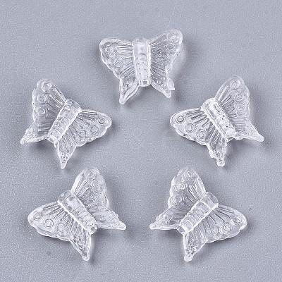Transparent Acrylic Beads LS-MACR-T036-10-1
