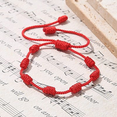 7 Knot Lucky Bracelets BJEW-JB05252-02-1