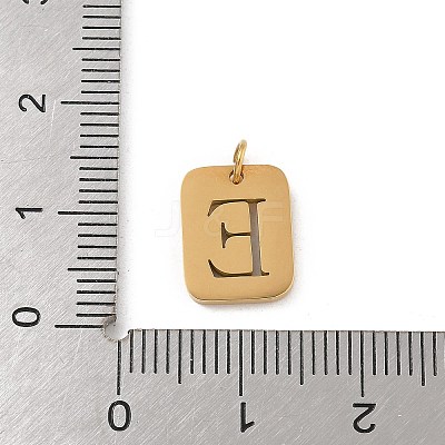 304 Stainless Steel Charms STAS-R001-01G-E-1