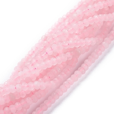 Natural Rose Quartz Beads Strands G-A026-C05-1