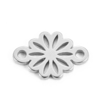 Non-Tarnish 304 Stainless Steel Connector Charms PW-WG58058-01-1