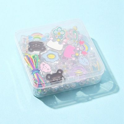 Transparent Acrylic Beads OACR-FS0001-14-1