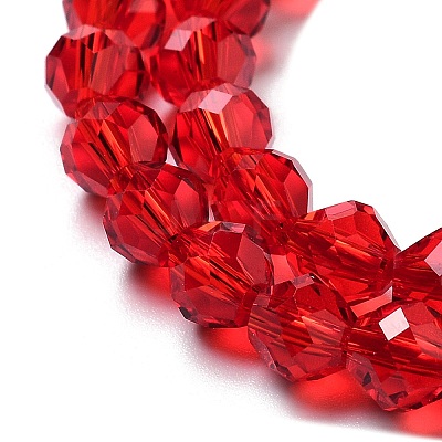 Transparent Glass Beads Strands GLAA-A014-03B-1