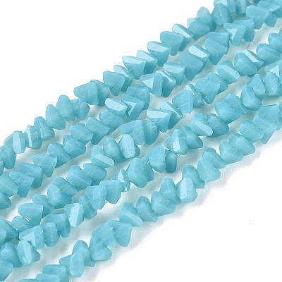 Opaque Glass Beads Strands GLAA-N019-3mm-18-1