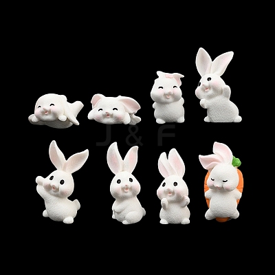 Resin Rabbit Figurines RE-CBA17C4-01-1