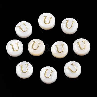 Natural Freshwater Shell Beads SHEL-N036-01U-1