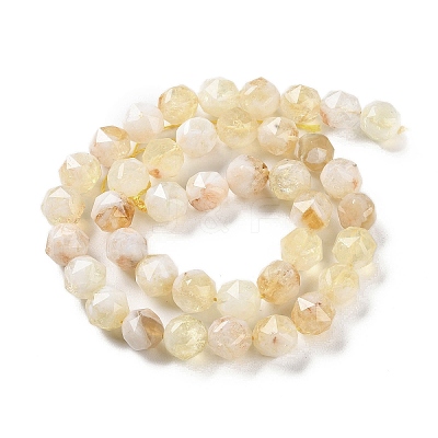 Heated Natural Citrine Beads Strands G-NH0021-A16-02-1