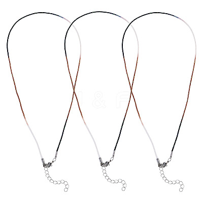 10Pcs Cotton & Metallic Cord Necklace Making NJEW-TAC0057-1