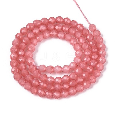 Imitation Jade Glass Beads Strands GLAA-T028-4mm-11B-1