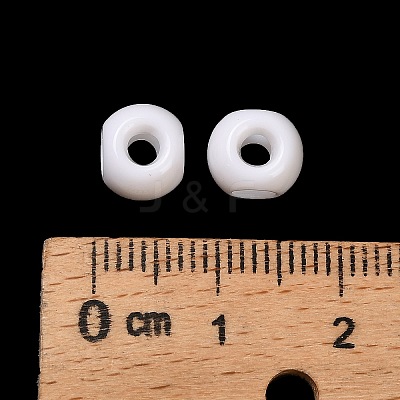 Opaque Acrylic Beads OACR-P032-10B-01-1
