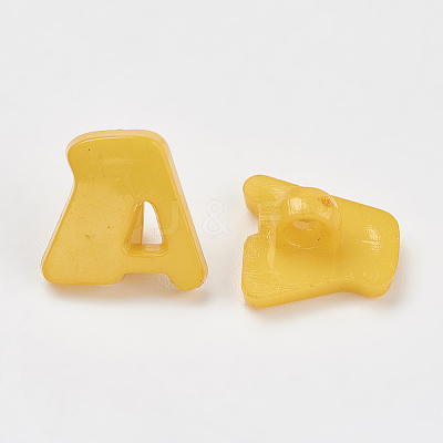 Acrylic Shank Buttons X-BUTT-E028-M-1
