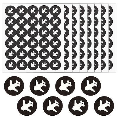 Round Dot PVC Decorative Stickers DIY-WH0423-011-1