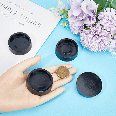 4Pcs Plastic Antislip Furniture Wheel Stopper FIND-GF0005-83-1