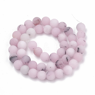 Natural Cherry Blossom Jasper Beads Strands G-T106-276-1