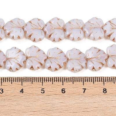 Czech Pressed Glass Beads GLAA-I061-51B-1