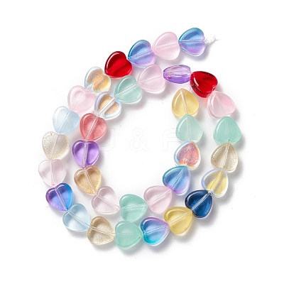 Transparent Glass Beads Strand GLAA-F112-03H-1