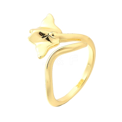 Brass Cuff Rings for Women RJEW-F184-08A-G-1