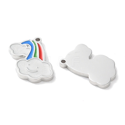 304 Stainless Steel Charms STAS-U007-01A--P-1