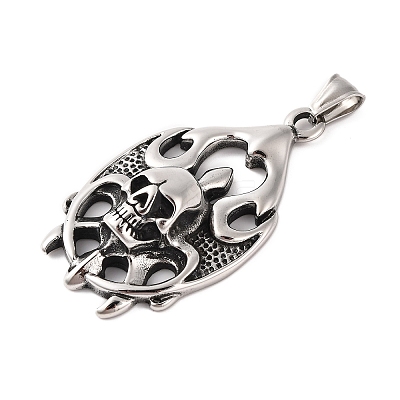 316 Surgical Stainless Steel Big Pendants STAS-Z073-26AS-1