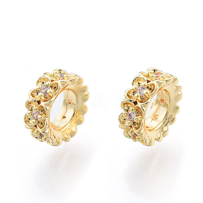 Brass Spacer Beads KK-N259-50-1