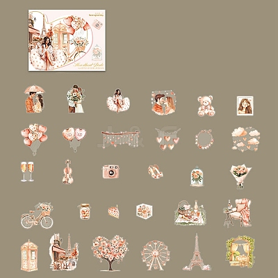 Label Paster Picture Stickers DIY-Q038-03C-1