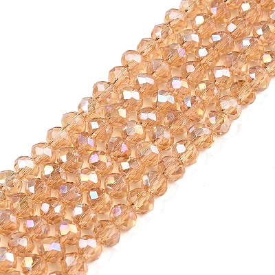 Electroplate Glass Beads Strands LS-EGLA-A044-T3mm-B23-1