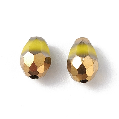 Electroplate Glass Beads DGLA-C001-01C-1