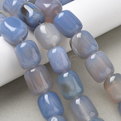 Natural Agate Beads Strands G-H295-F01-13-1