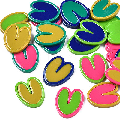 Opaque Cellulose Acetate(Resin) Cabochons KY-N018-12-1