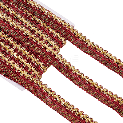 Polyester Braided Ribbons OCOR-WH0070-17B-1