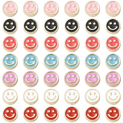 20Pcs Alloy Enamel Beads FIND-YW0009-18A-1