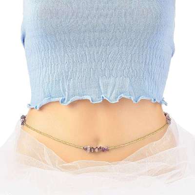 Summer Jewelry Waist Bead NJEW-C00027-01-1