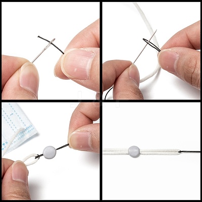 PVC Plastic Cord Lock for Mouth Cover KY-K011-03-1