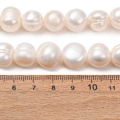 Natural Cultured Freshwater Pearl Beads Strands PA-CBABE82-12B-1