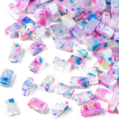 2-Hole Opaque Glass Seed Beads SEED-N004-002-A05-1