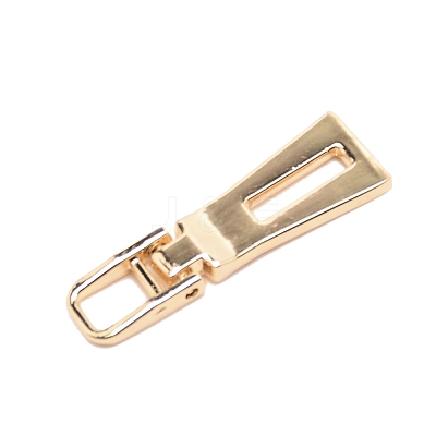 Zinc Alloy Replacement Zipper Pull Tabs PALLOY-WH0088-54LG-1